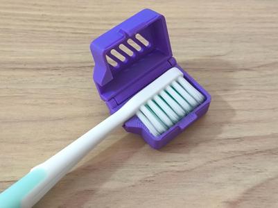 Travel toothbrush case