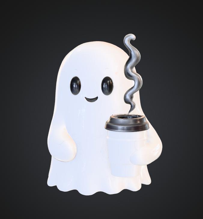 Ghost w Coffee 👻 #SPECIAL