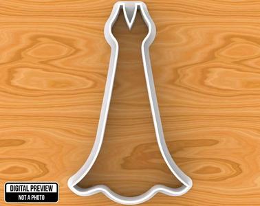 Wedding Dress Cookie Cutter