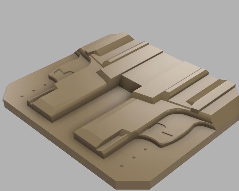 TAURUS G3C AMBIDEXTROUS VAC MOLD & TRIM JIG