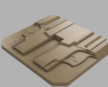 TAURUS G3C AMBIDEXTROUS VAC MOLD & TRIM JIG