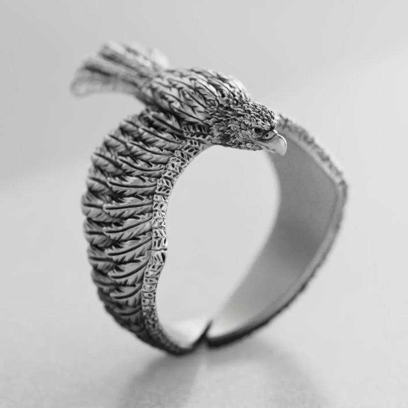 Stylized Bird Eagle Ring