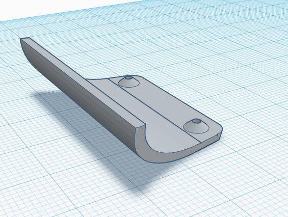 Vintage Style Losi front bumper for Mini Jrx2