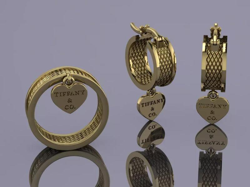 Tiffany and Co Jewelry Set Gold