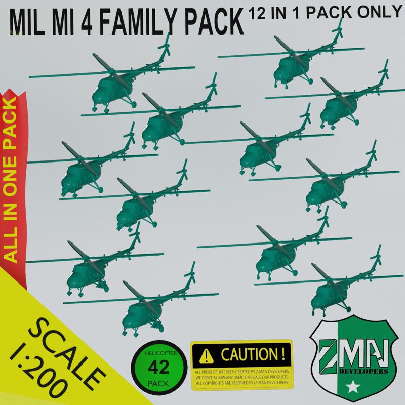 MIL MI 4 (FAMILY PACK) HELICOPTERS