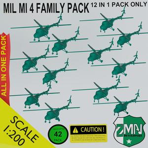MIL MI 4 (FAMILY PACK) HELICOPTERS