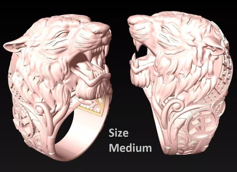 Tiger Rings - Mens rings - N607