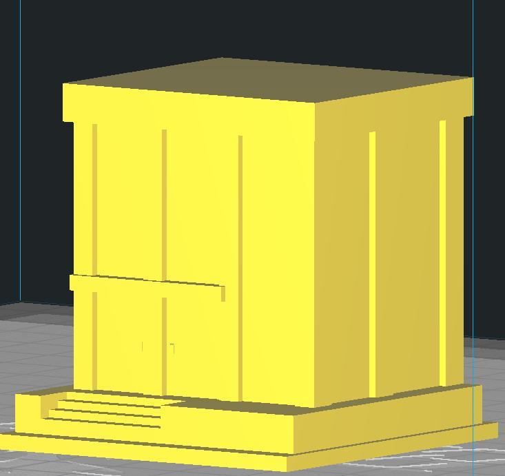 Brutalist City Building