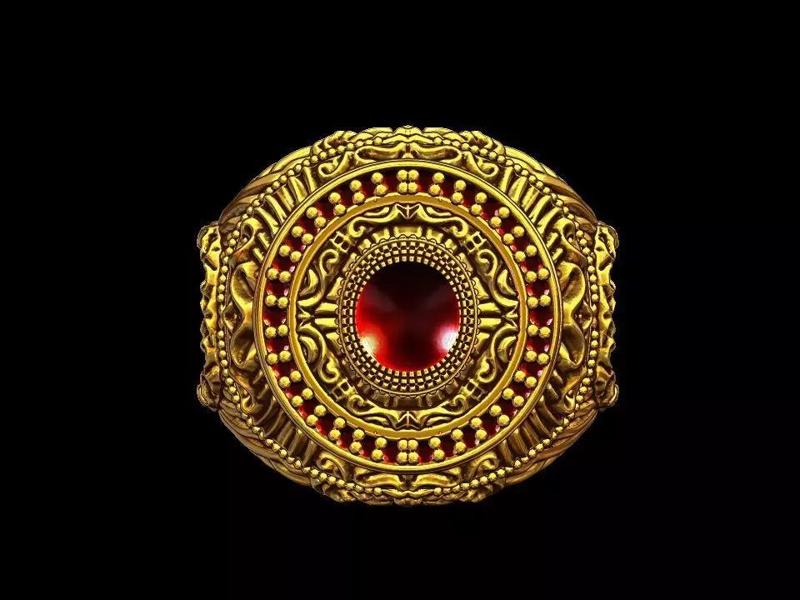 Designer Ornament Ring 201