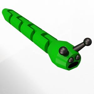 Snail-Cute Flexi Articulated Skeleton Print-in-place Fidget with 3MF included.(No Supports and no Rafts)