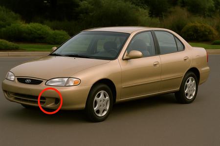 Hyundai Elantra 1996 Fog Light Frame – 3D Printable STL
