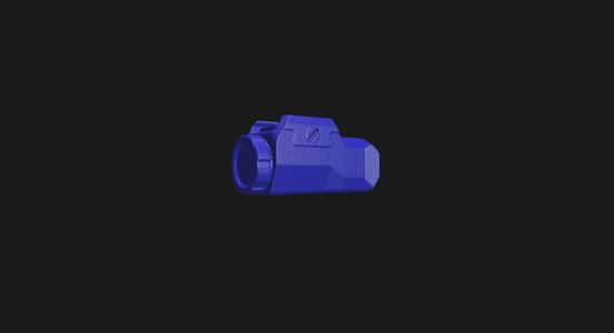 INFORCE WILD1 - Firearm Mounted Light - REAL SIZE 3D SCAN - HIGH QUALITY