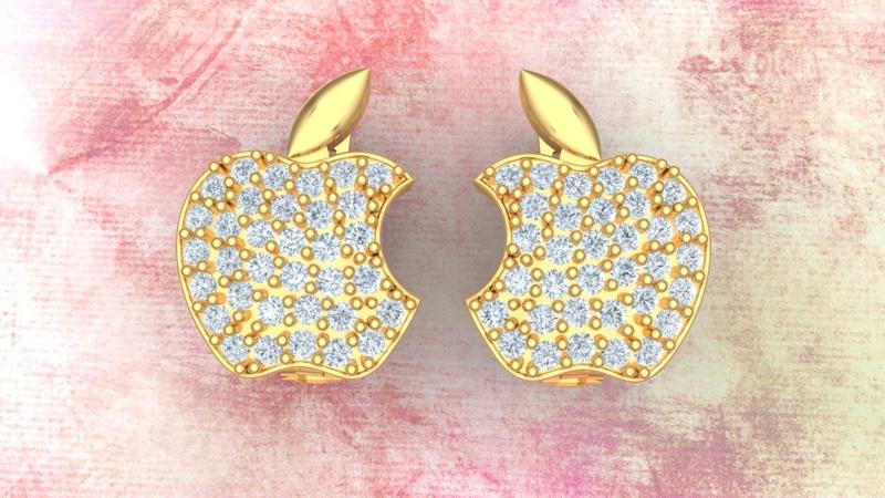Apple earrings - N915252