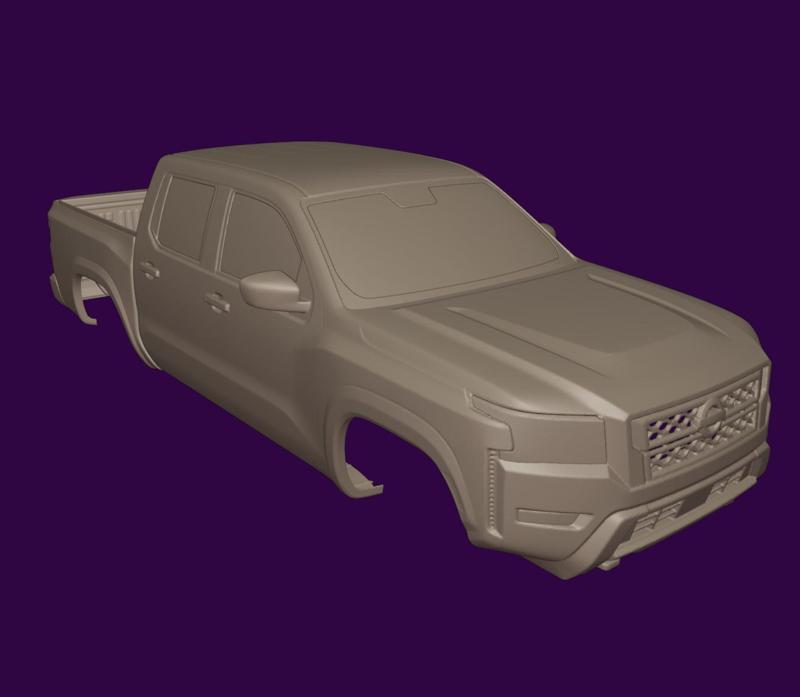 RC CAR 2022 NAVARA DOUBLECAB FRONTIER NISSAN 3D PRINT STL