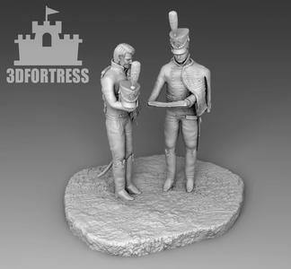 French Soldier Map