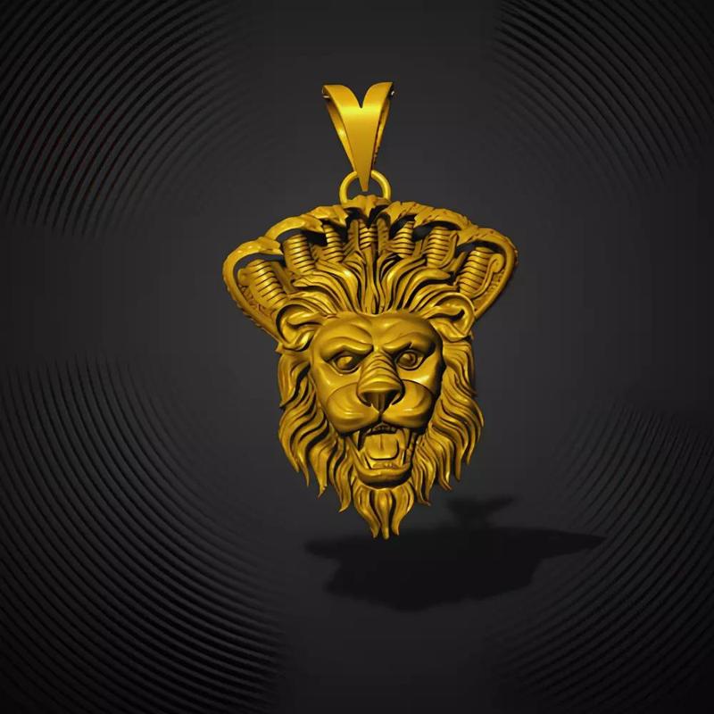 Lion Head Pendant Narasingha God Pendant
