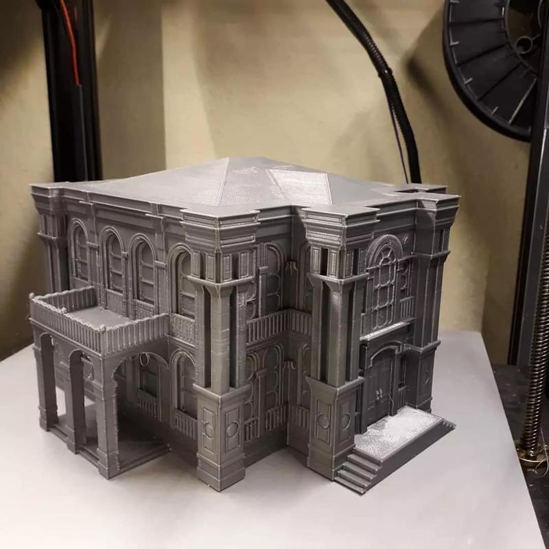 Historical mansion 3D Printable model