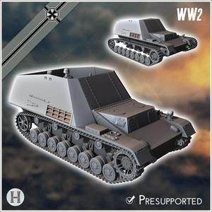 Hummel auf Geschutzwagen III-IV munition carrier version - Germa