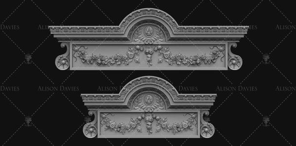 Door Pediment  3D printable model