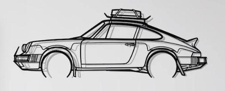 Posche 911 Safari Wall Art
