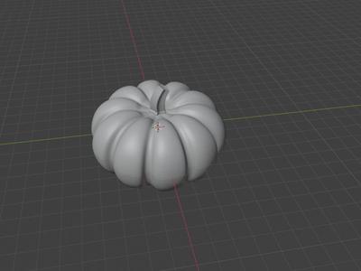 3D Mini Halloween Pumpkin