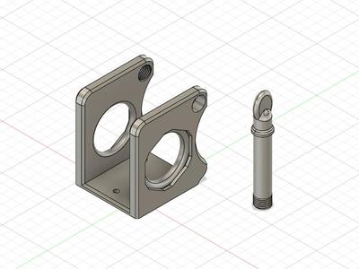 Locking guitar support