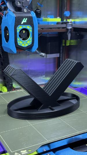 V build plate stand