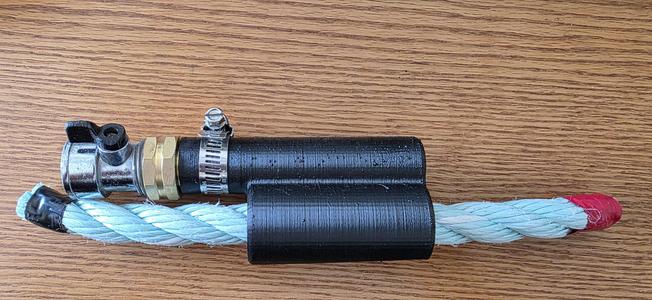 Garden Hose Line/Rope Washer Attachment