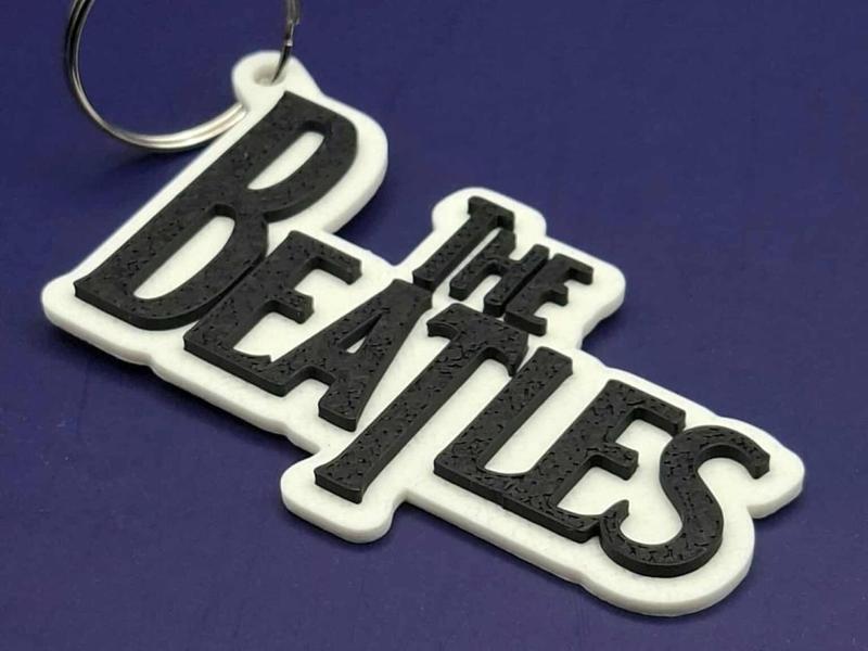 The Beatles - keychain - 1 color change