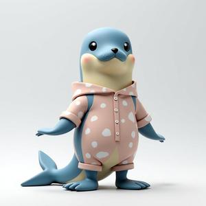 Seal with Pajamas