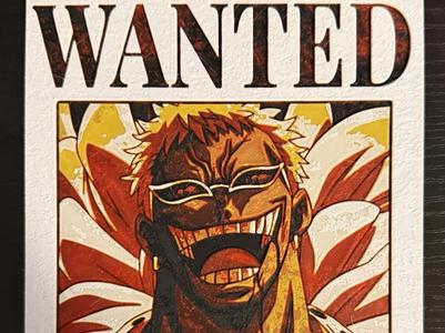 One Piece - Donquixote Doflamingo Wanted Poster
