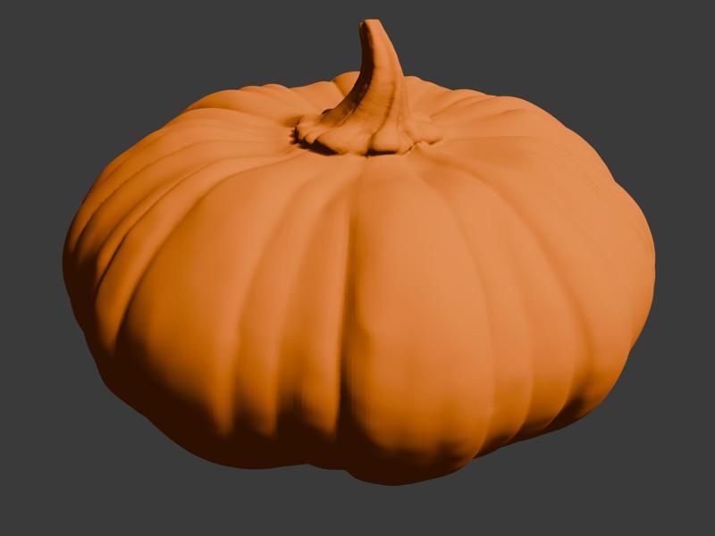 A Unique Realistic Pumpkin