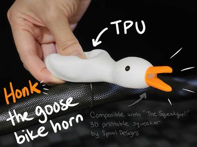 Honk the goose bike horn | TPU squeaky toy animal