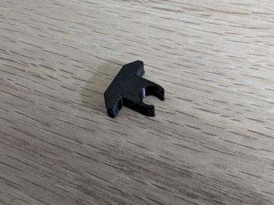 Hammerhead cable holder for 40x40 aluminum profile