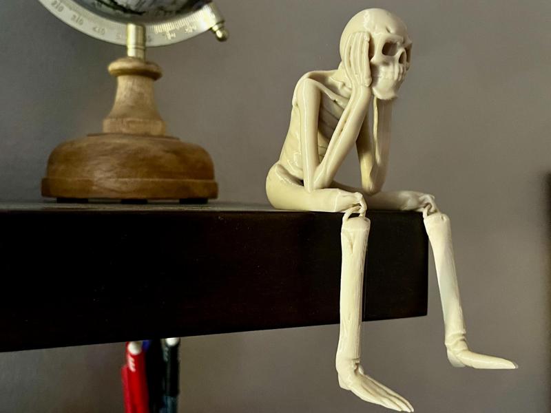 Waiting Skeleton (semi articulated)