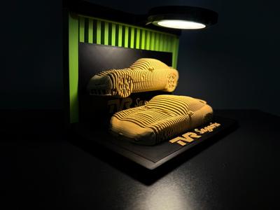TVR Sagaris Layered Car model!