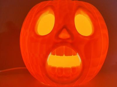 Screaming Pumpkin Jack-O’-Lantern