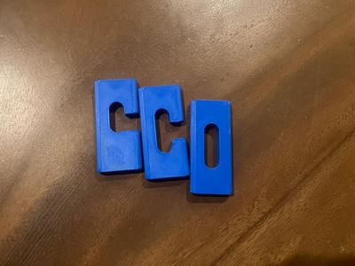 3 Piece cross puzzle