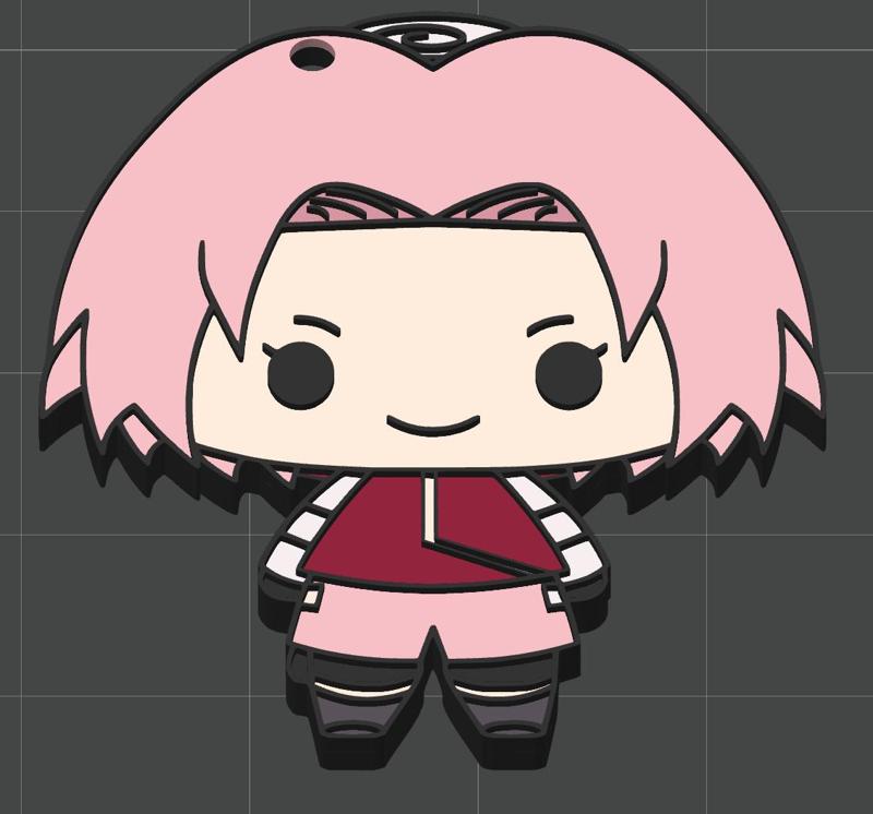 Sakura keychain
