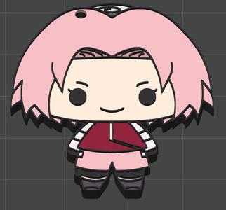 Sakura keychain