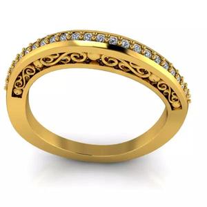 Vintage Fashion Wedding Band Ladies Ring