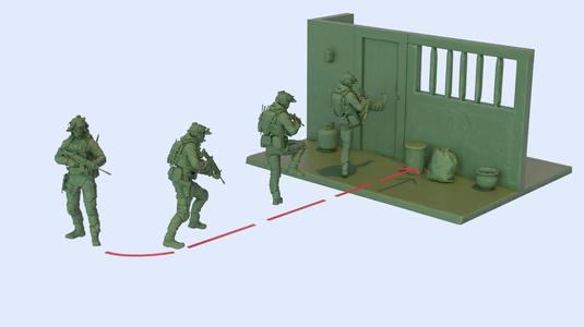 Soldier Ops 76: Elite Forces Tactical Assault Movement in Sequence