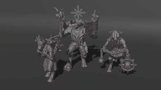Beast Apostle and his minions