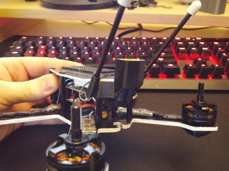 ZMR250/RCX180 XT60+Antenna Holder