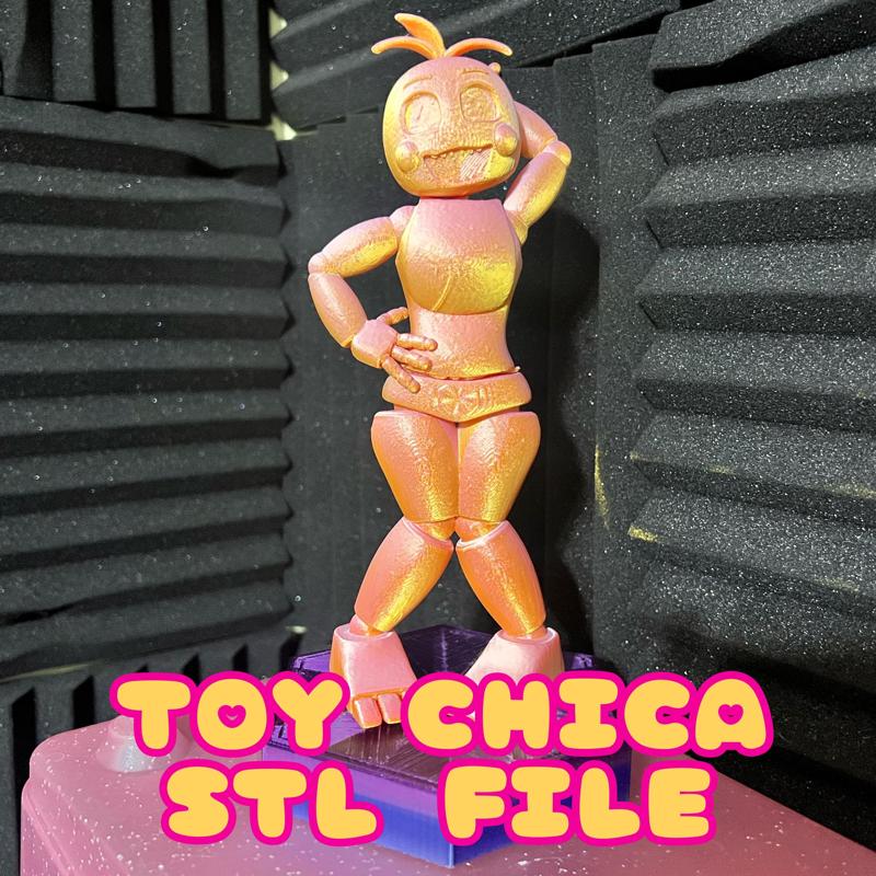 Five Nights at Freddy's Toy Chica FNaF STL