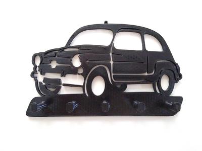 Fiat 600 Wall Keychain Holder