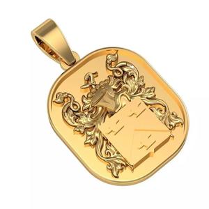 family crest pendant