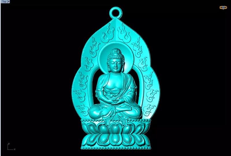 Mahavairocana Buddha pendant