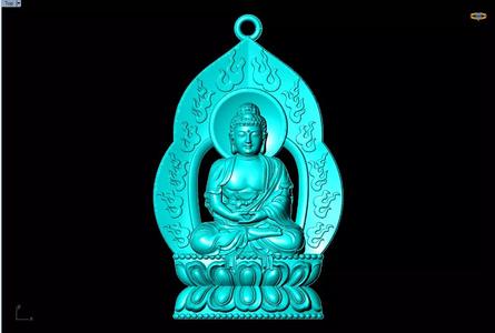 Mahavairocana Buddha pendant
