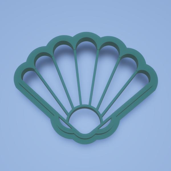 Shells polymer clay cutter